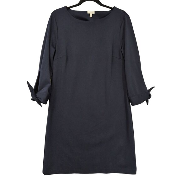 Talbots Dresses & Skirts - Talbots Shift Dress Womens S Navy Blue Career Minimalist Capsule Stretch